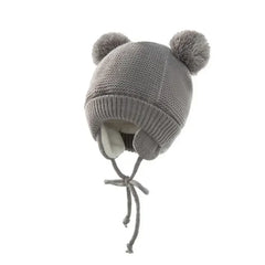 Cozy Knit Baby Hat Gloves Set for Cold Days