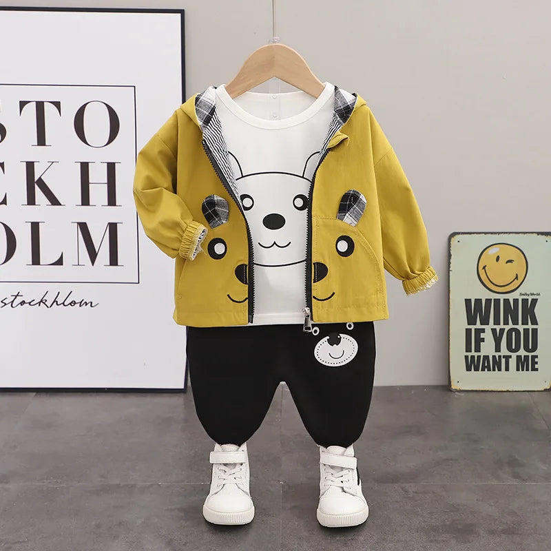 Hooded Jacket Pants Toddler Set