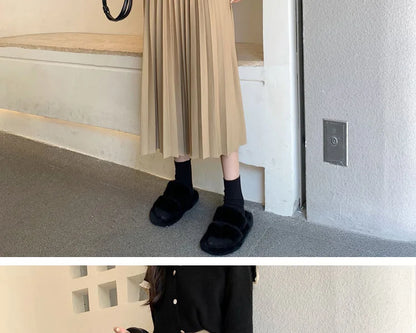 A Line  Casual Pregnancy skirt