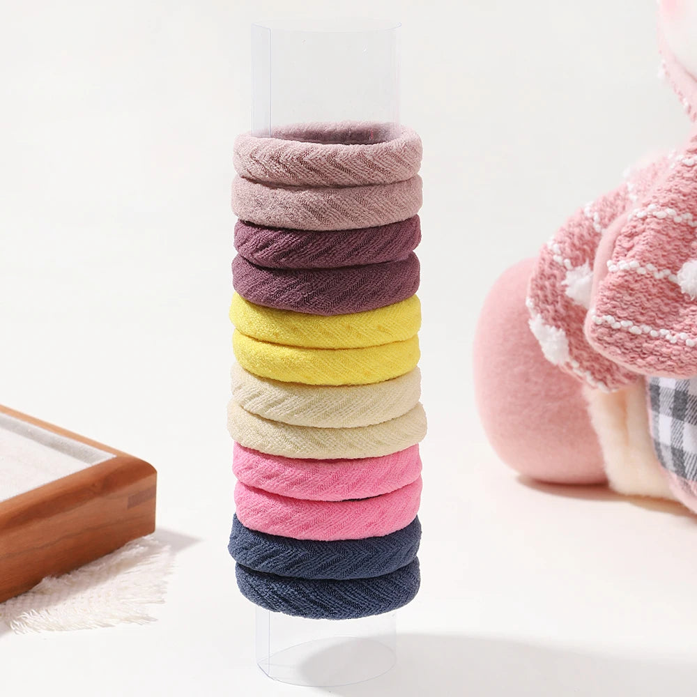 12PCS Elastic Hair Bands