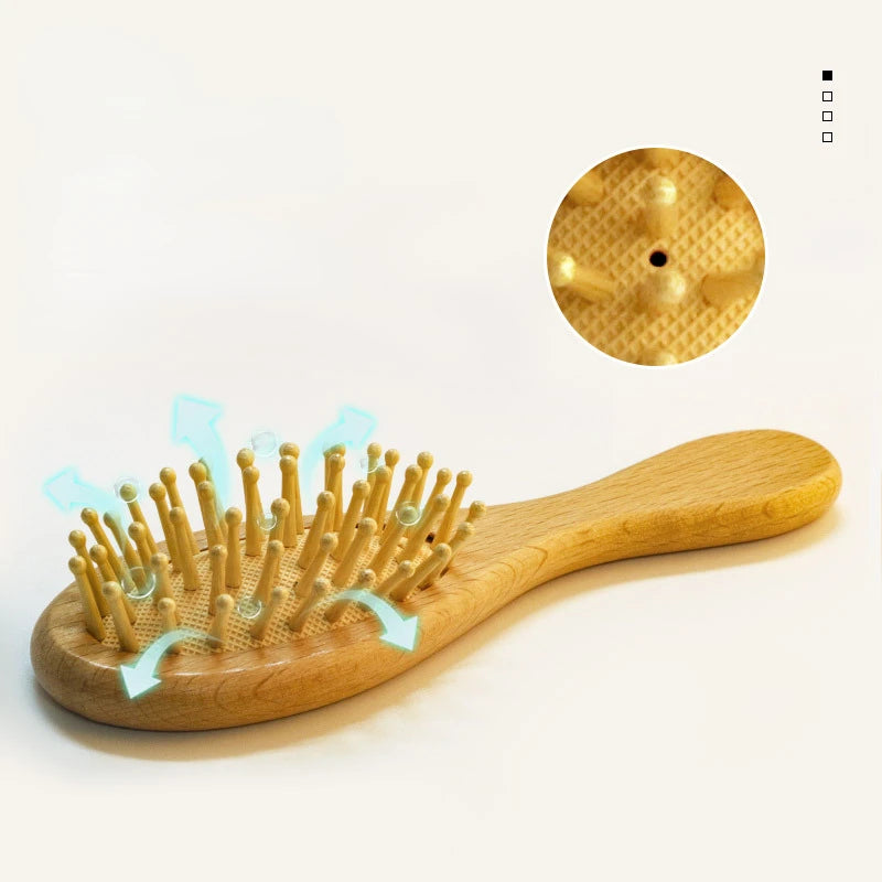 Soft Baby Wood Brush Set
