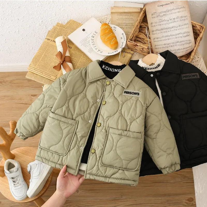 Cozy Plus Velvet Kids Coat