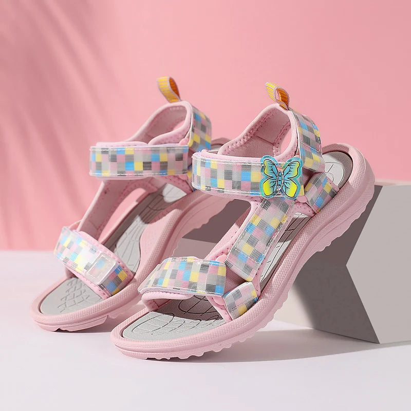 Baby Girls' Pearl Sandals, Non-Slip Toddler Party Shoes