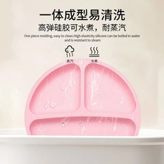 Baby Silicone Tableware Set, Suction Bowls and Utensils