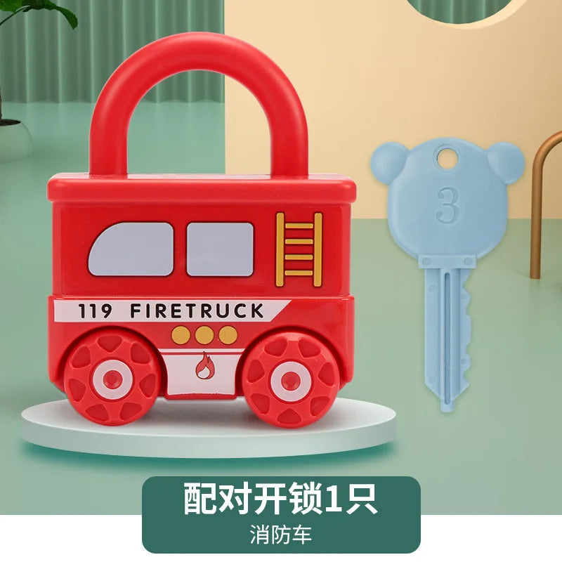 Baby Learning Lock with Key Car Toy