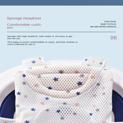 Cross-Shaped Anti-slip Baby Bath Net Mat That Frees Your Both Hands