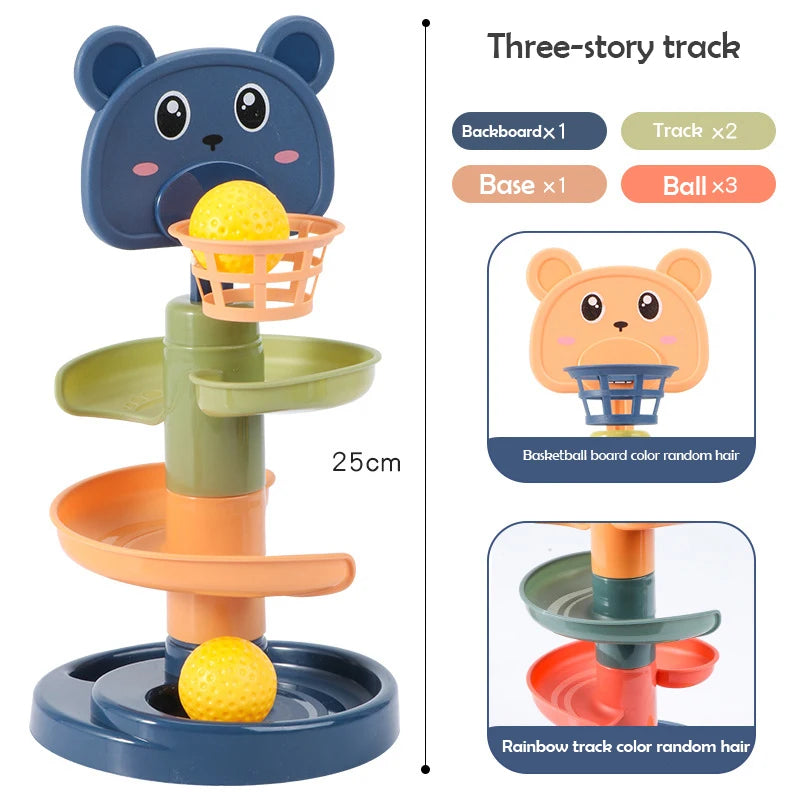 2-7 Layes Track Rolling Ball Pile Toy