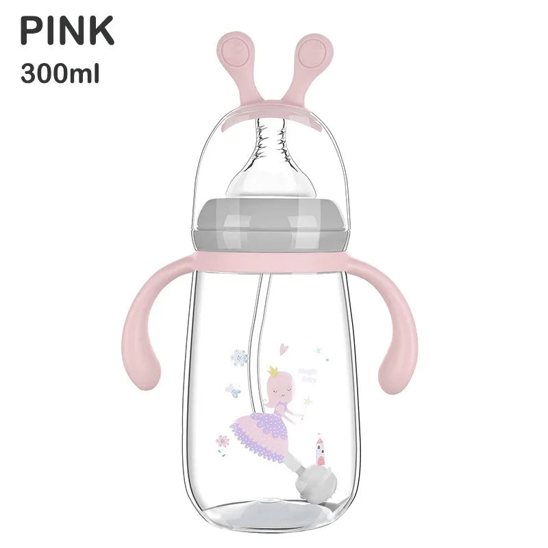 Large capacity baby feeding bottle