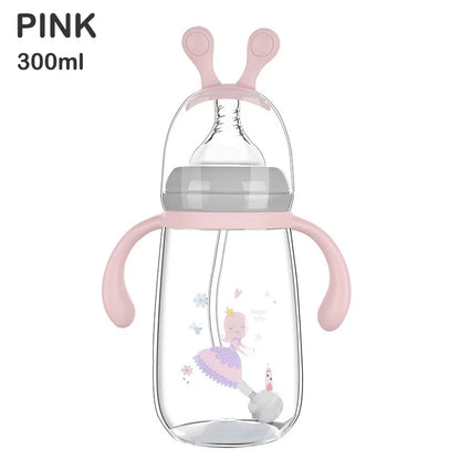 Large capacity baby feeding bottle