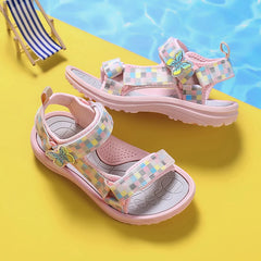 Baby Girls' Pearl Sandals, Non-Slip Toddler Party Shoes