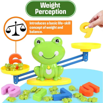 Frog Balance Montessori Math Toys