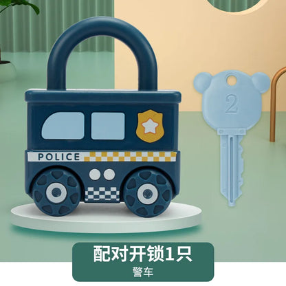Baby Learning Lock with Key Car Toy