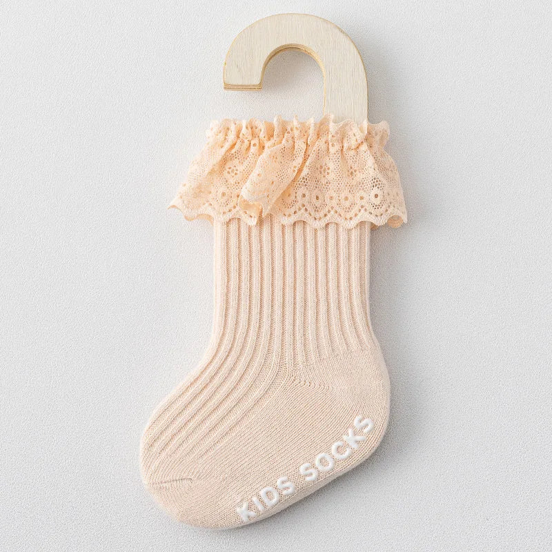 Kids Non-Slip Knee High Sock