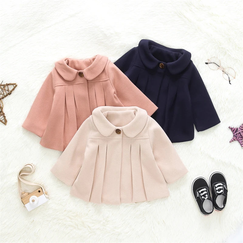 Woolen Winter Baby Girl Coat