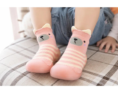 Non-Slip Learning Walk Socks
