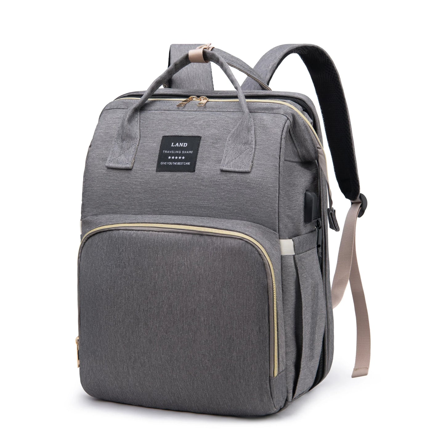 Backpack with Crib Bed & Diaper Bag