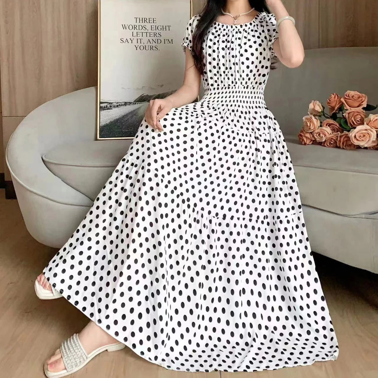 Holiday Maternity Dress