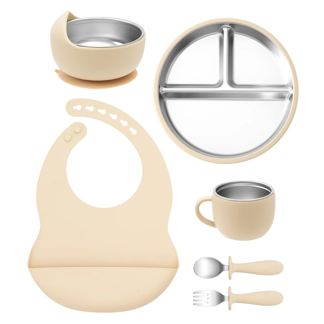 6PCS Detachable Dishes Set
