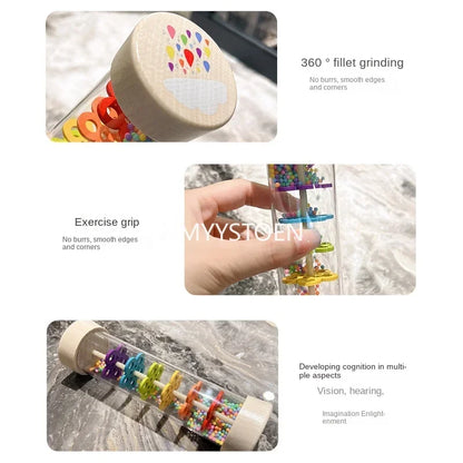 Baby Wooden Rain Sound Pipe