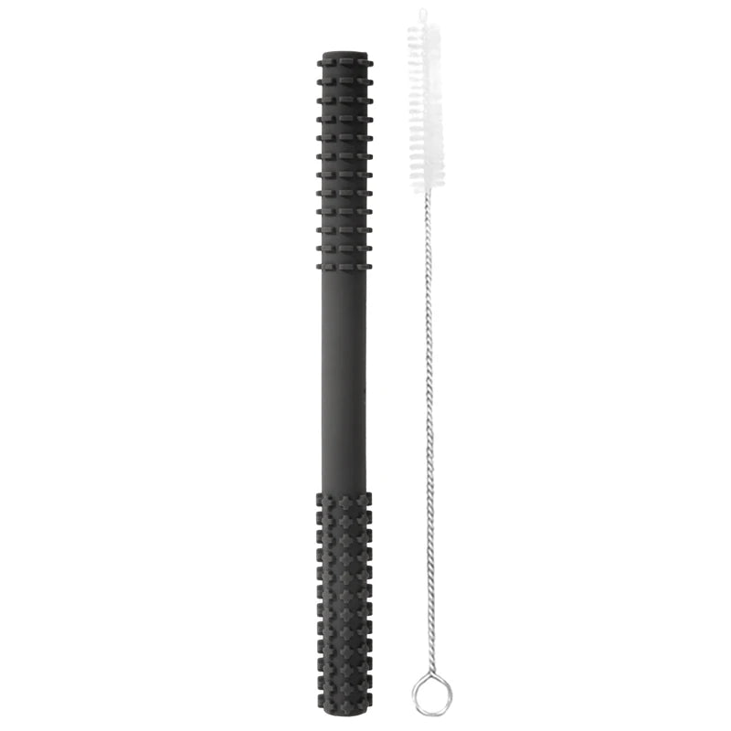 Molar Straw Baby Teether With Brush - PAMU8