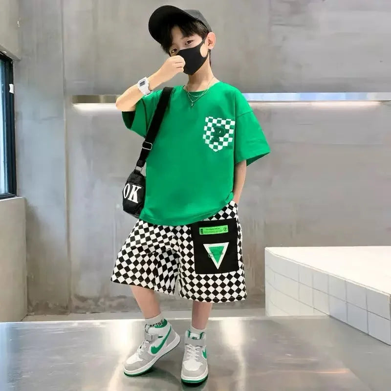 Summer Boys Fashion Outfit Set