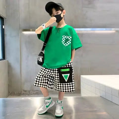 Summer Boys Fashion Outfit Set