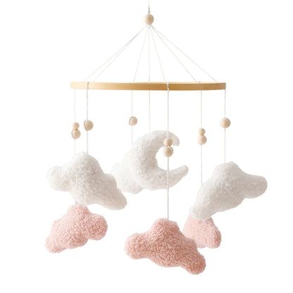 Baby Crib Mobile Wooden Rattle Toy