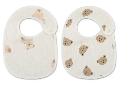 2pcs Waterproof Baby Bibs