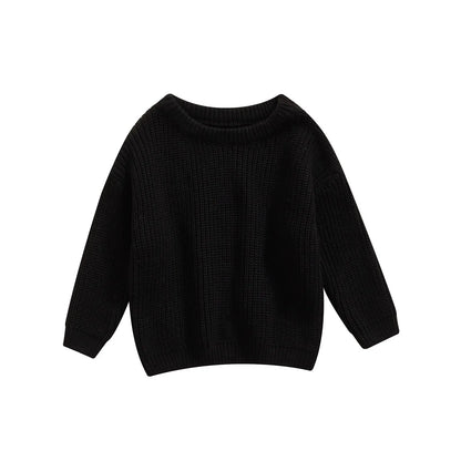 Newborn Knitwear Long Sleeve Cotton Pullover Tops - PAMU8