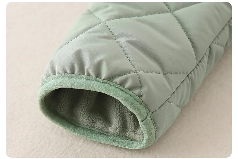 Fleece Lined Cotton Infant Romper