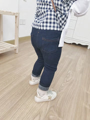 Jeans Boys and Girls' Solid color