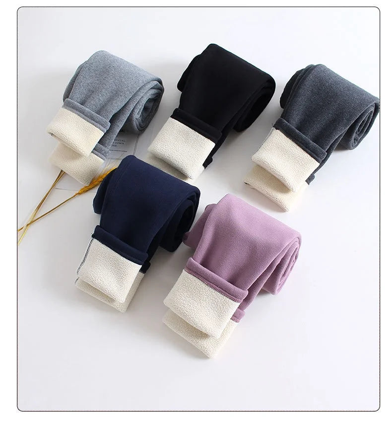 Girl fleece leggings for winters