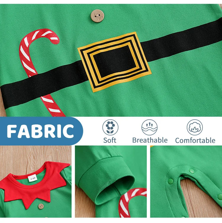 Long Sleeve Christmas Jumpsuit