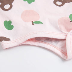 Baby Girls' Cotton Bodysuit, Short-Sleeve Newborn Top
