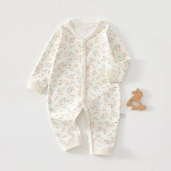 Printed Cotton Baby Girl Jumpsuit