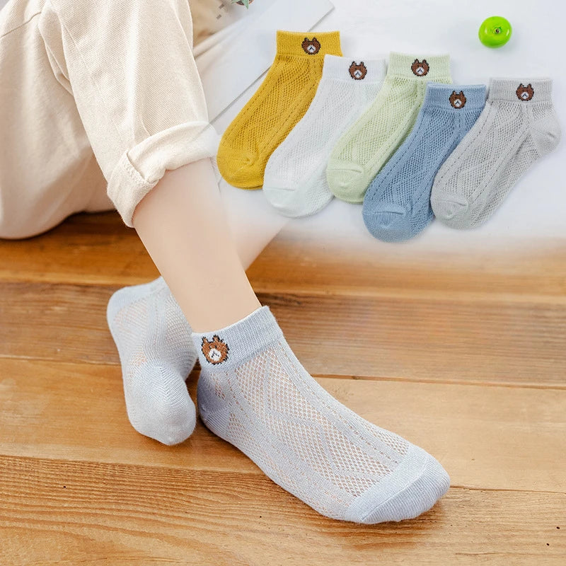 Baby Soft Cotton  Breathable  Mesh Socks - PAMU8