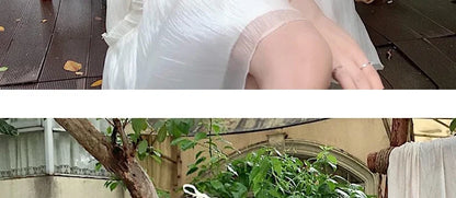 Necklace Petal Sleeve Maternity Dress