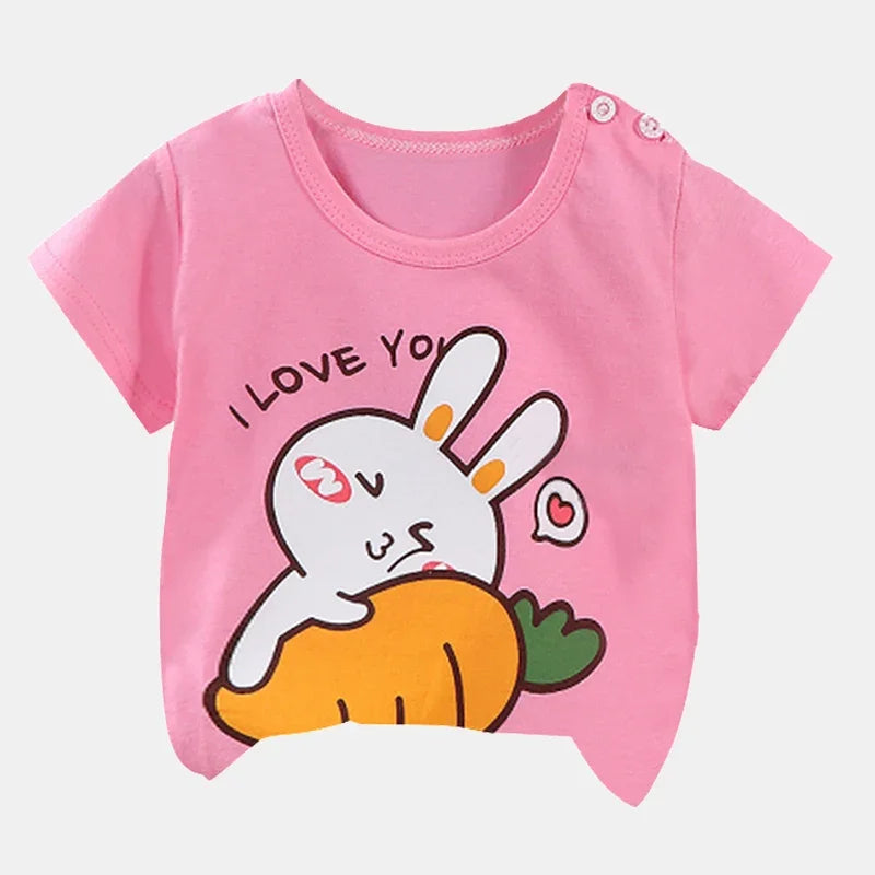 Kids Cartoon Cotton T-Shirt for Boys & Girls | PAMU8