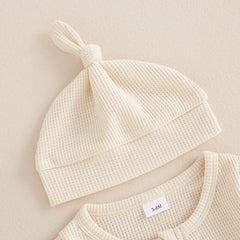 Waffle Knit Baby Jumpsuit