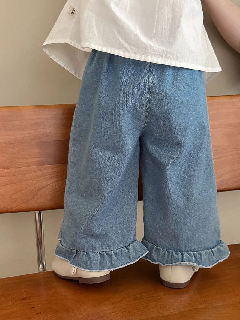 Girls Embroidered Rabbit Blouse