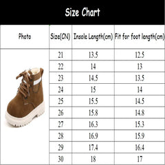 Kids' Plush-Lined Winter Boots, Warm Snow Shoes