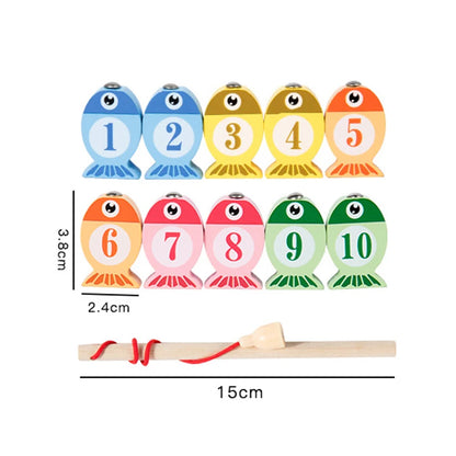 Kids Wooden Fishing Toys