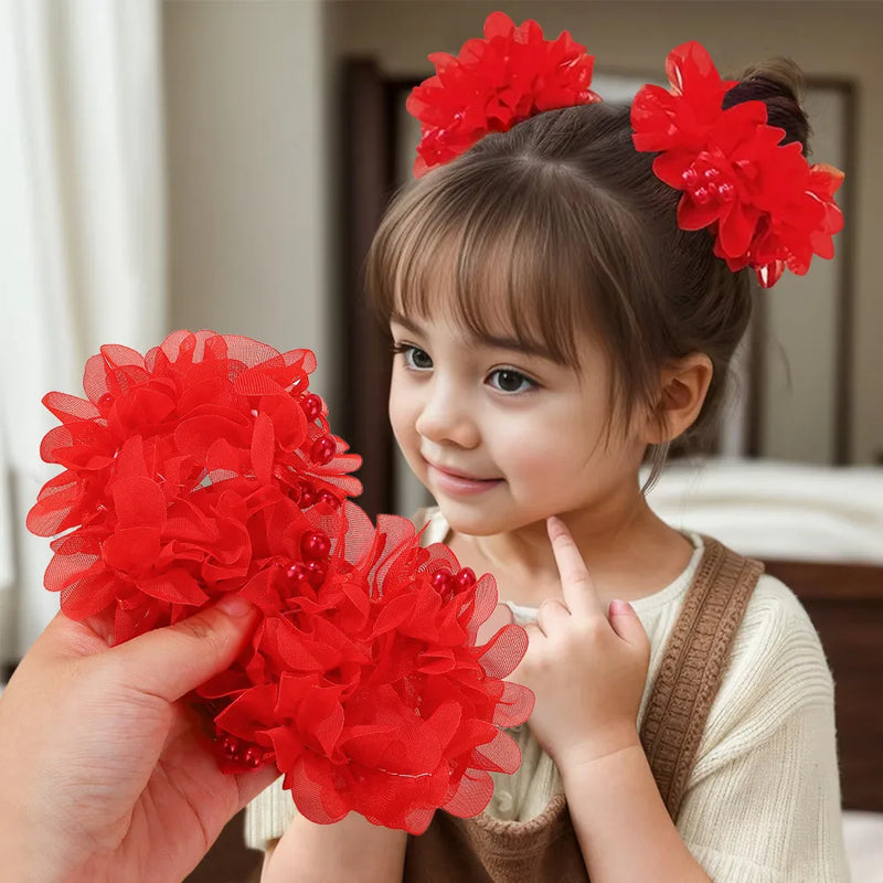 Girls' Soft Hair Band Set, 2-Piece Headband Pack