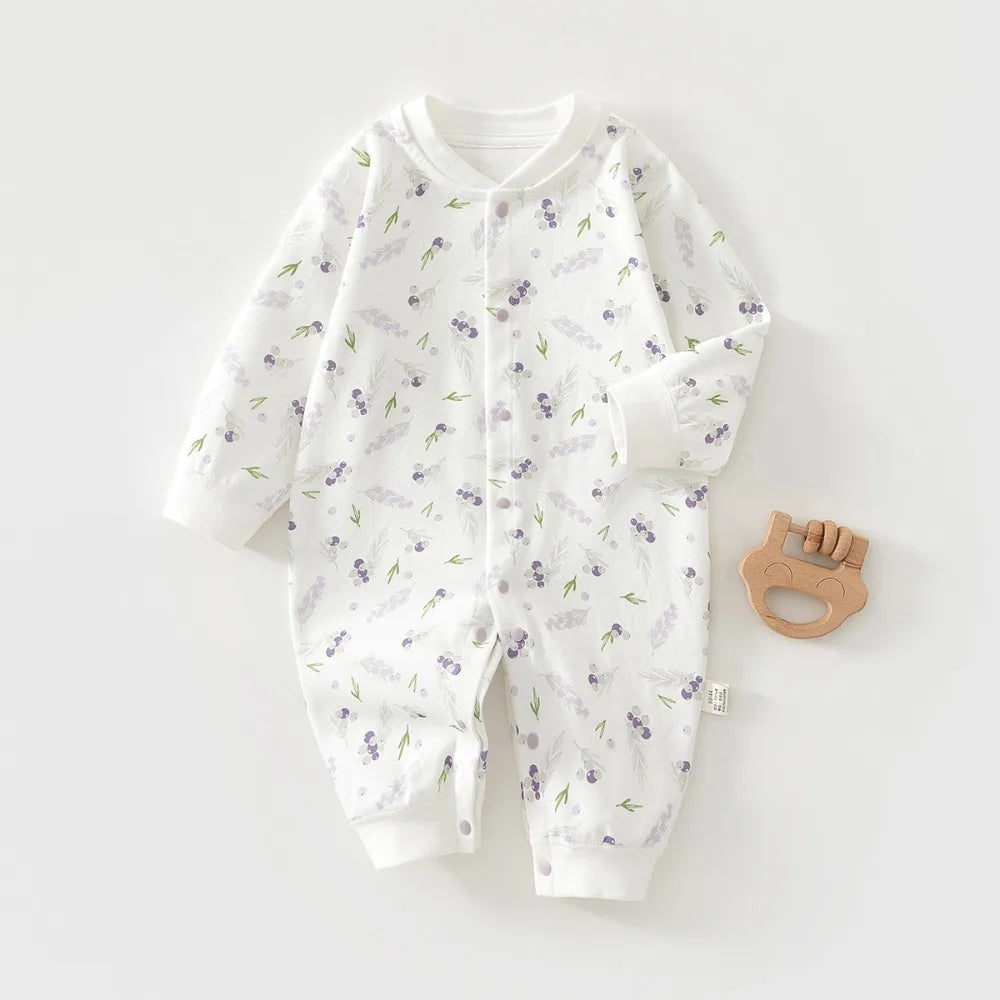 Long Sleeve Infant Cotton Romper