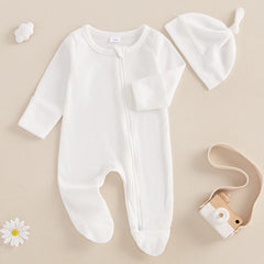 Waffle Knit Baby Jumpsuit