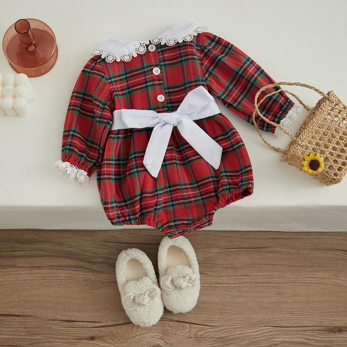 Toddler Baby Plaid Dress