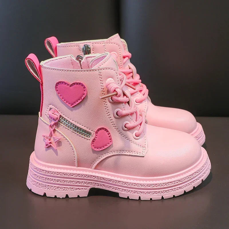 ‌Girls Snow Furry Ankle Boots