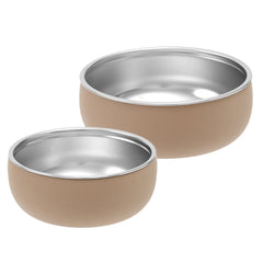 Baby Stainless Steel Bowls, 2-Piece Feeding Dish Set