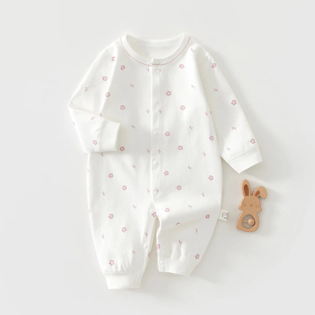 Long Sleeve Infant Cotton Romper
