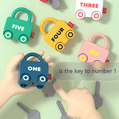 Baby Learning Lock with Key Car Toy